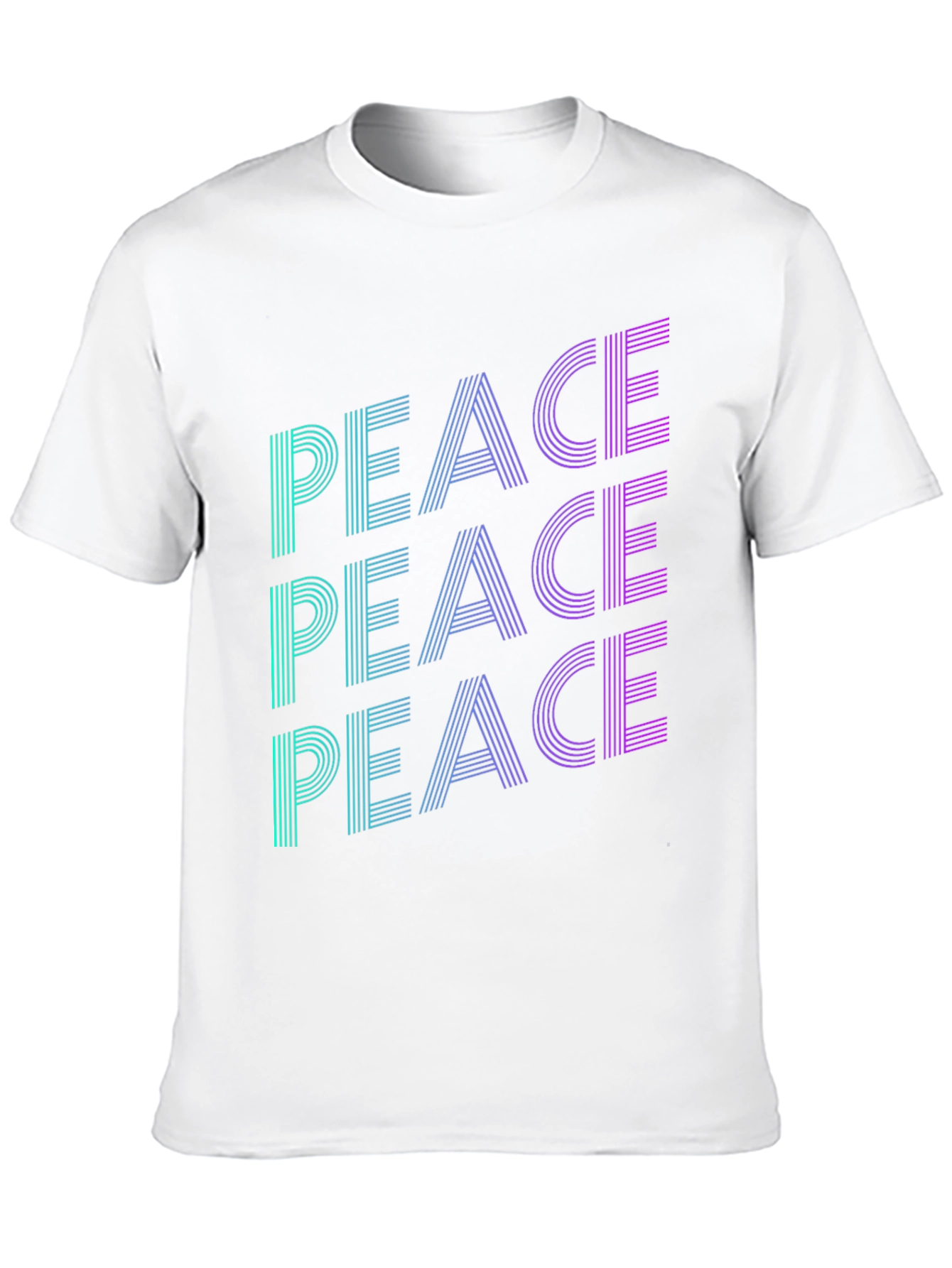 Peace Gradient Graphic T-Shirt