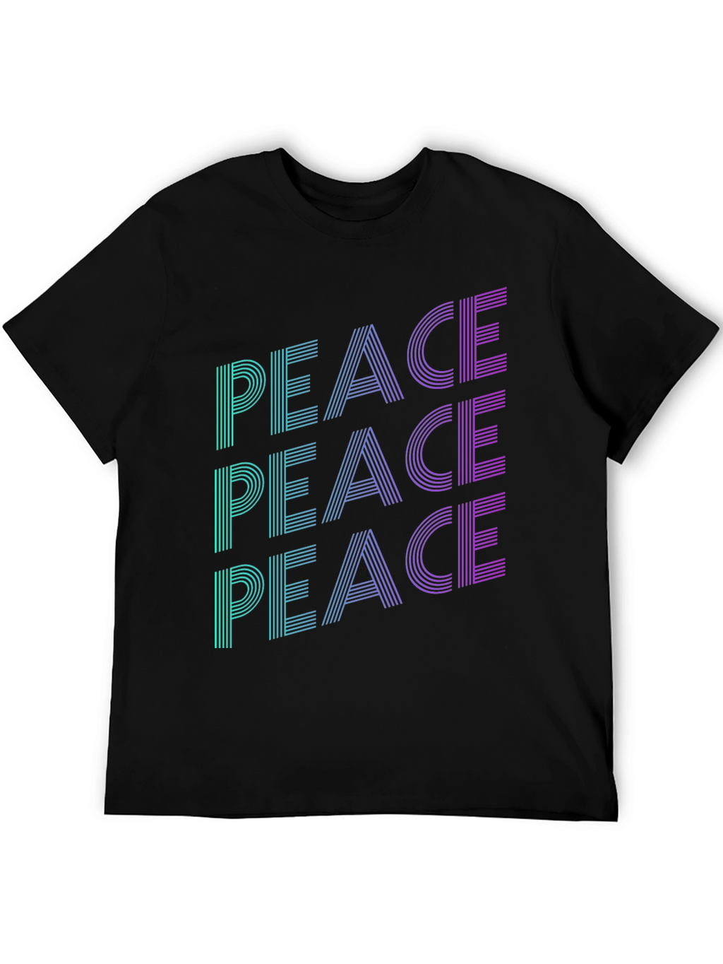 Peace Gradient Graphic T-Shirt