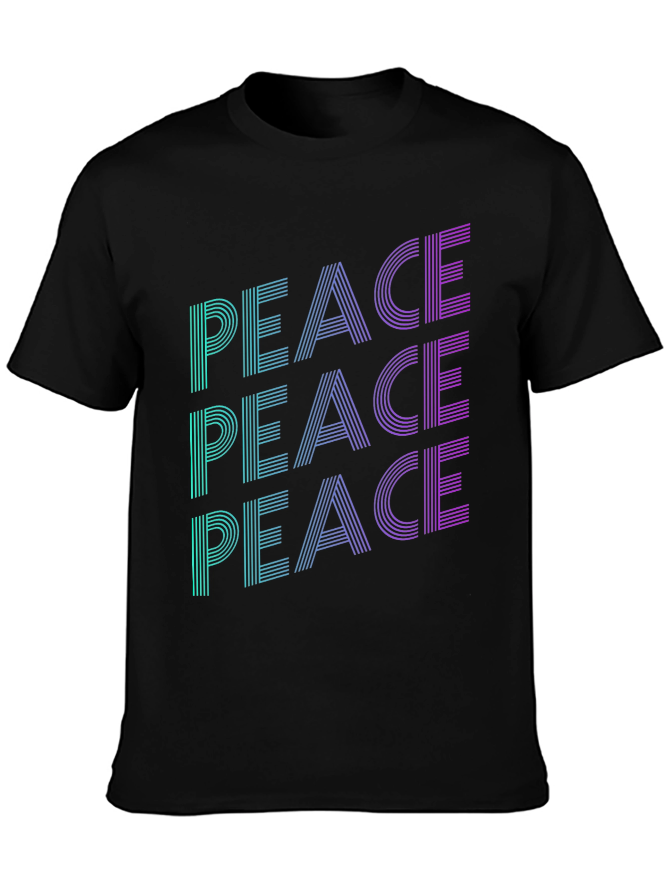Peace Gradient Graphic T-Shirt