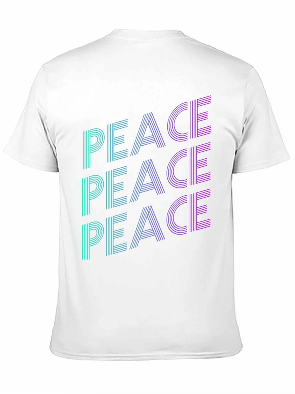 Peace Gradient Graphic T-Shirt
