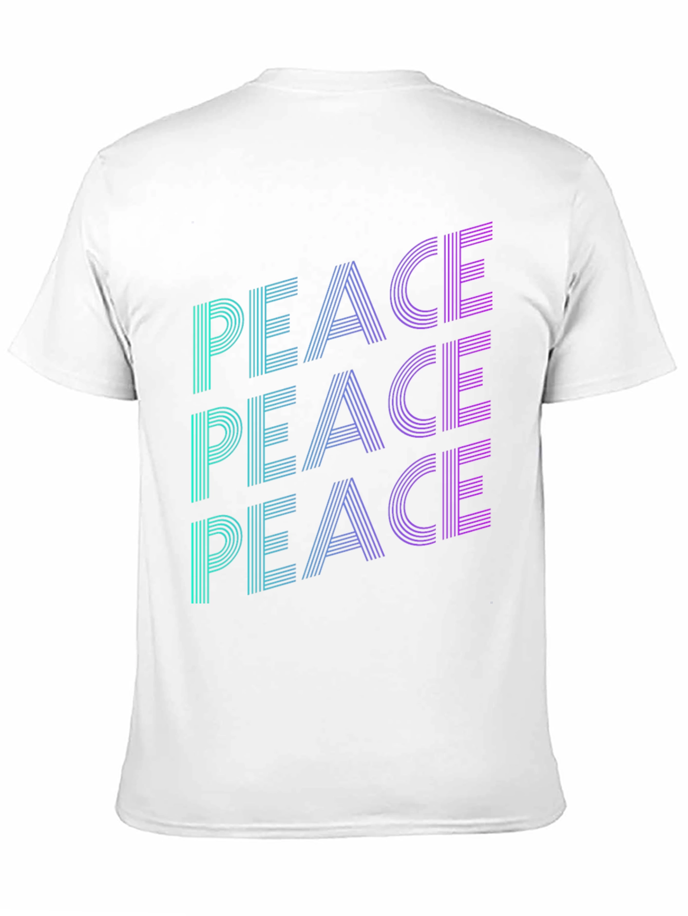 Peace Gradient Graphic T-Shirt