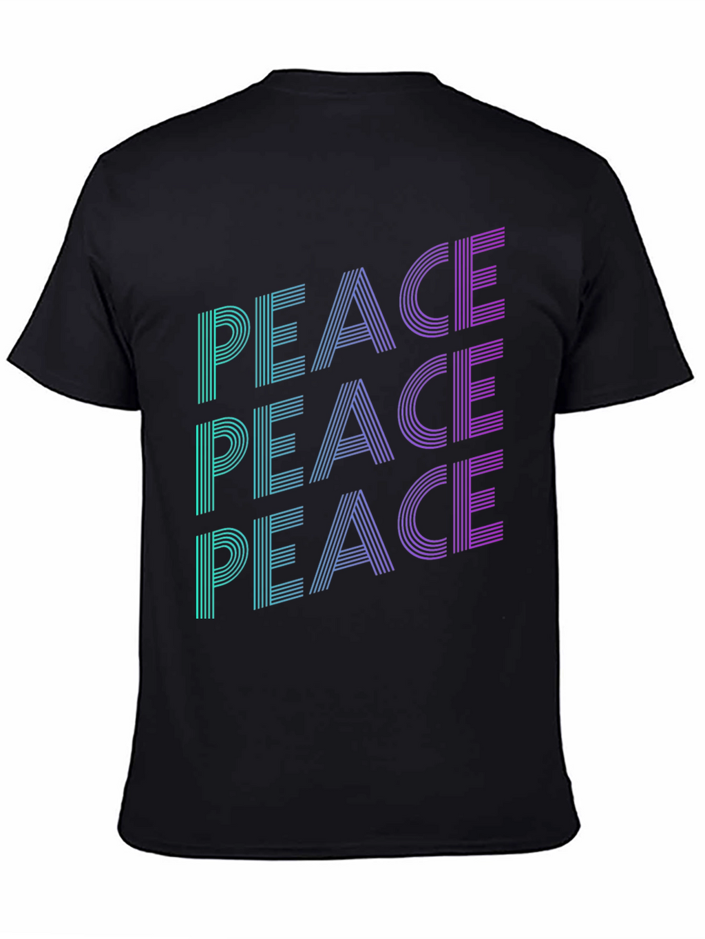 Peace Gradient Graphic T-Shirt