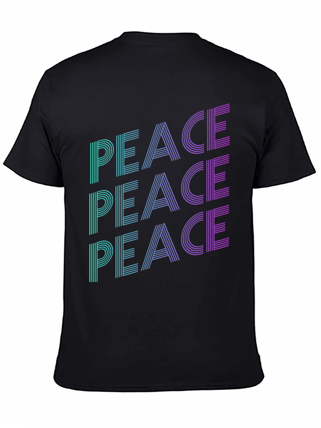 Peace Gradient Graphic T-Shirt