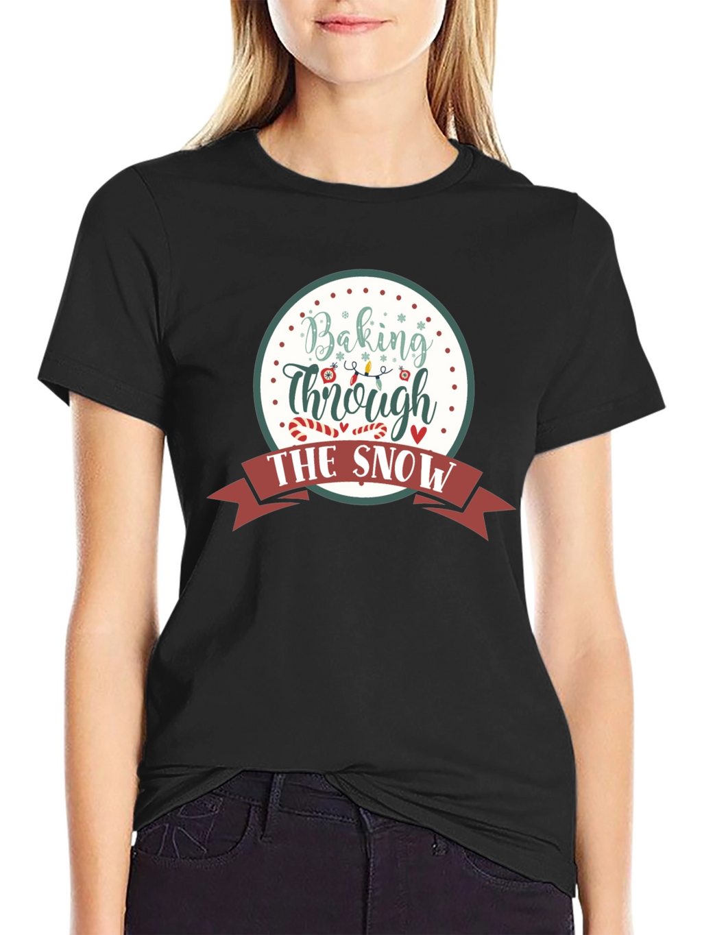 Baking Through the Snow Christmas Holiday T-Shirt