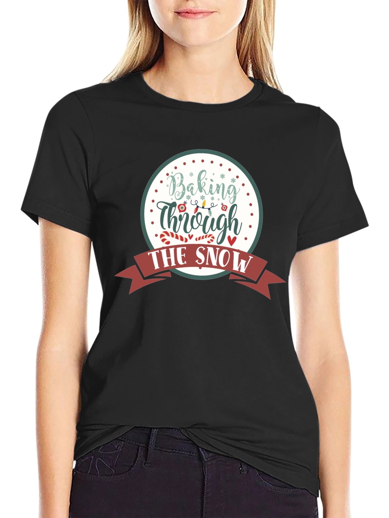 Baking Through the Snow Christmas Holiday T-Shirt