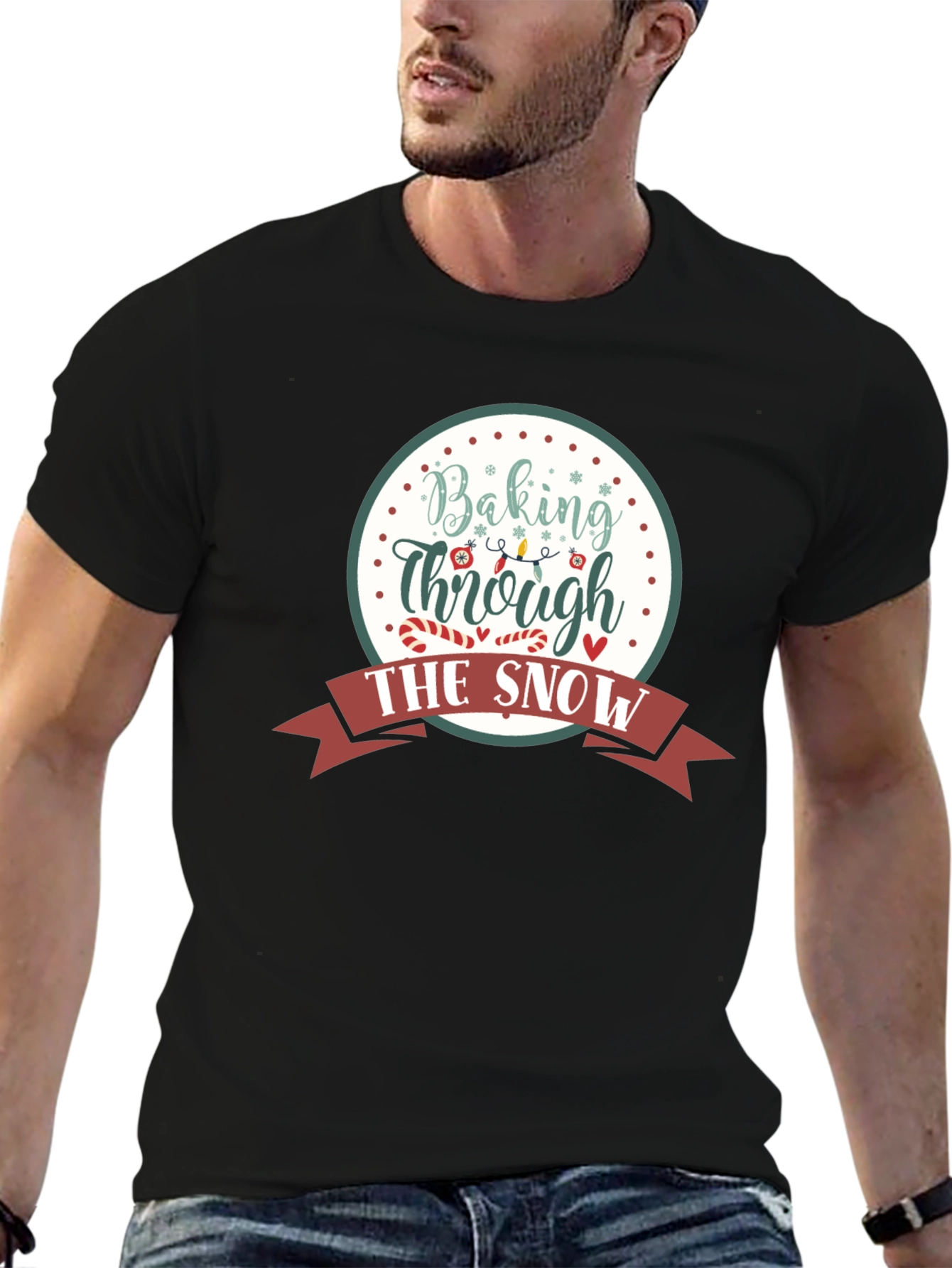 Baking Through the Snow Christmas Holiday T-Shirt