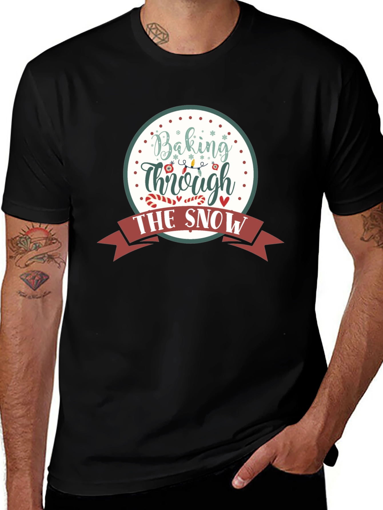 Baking Through the Snow Christmas Holiday T-Shirt