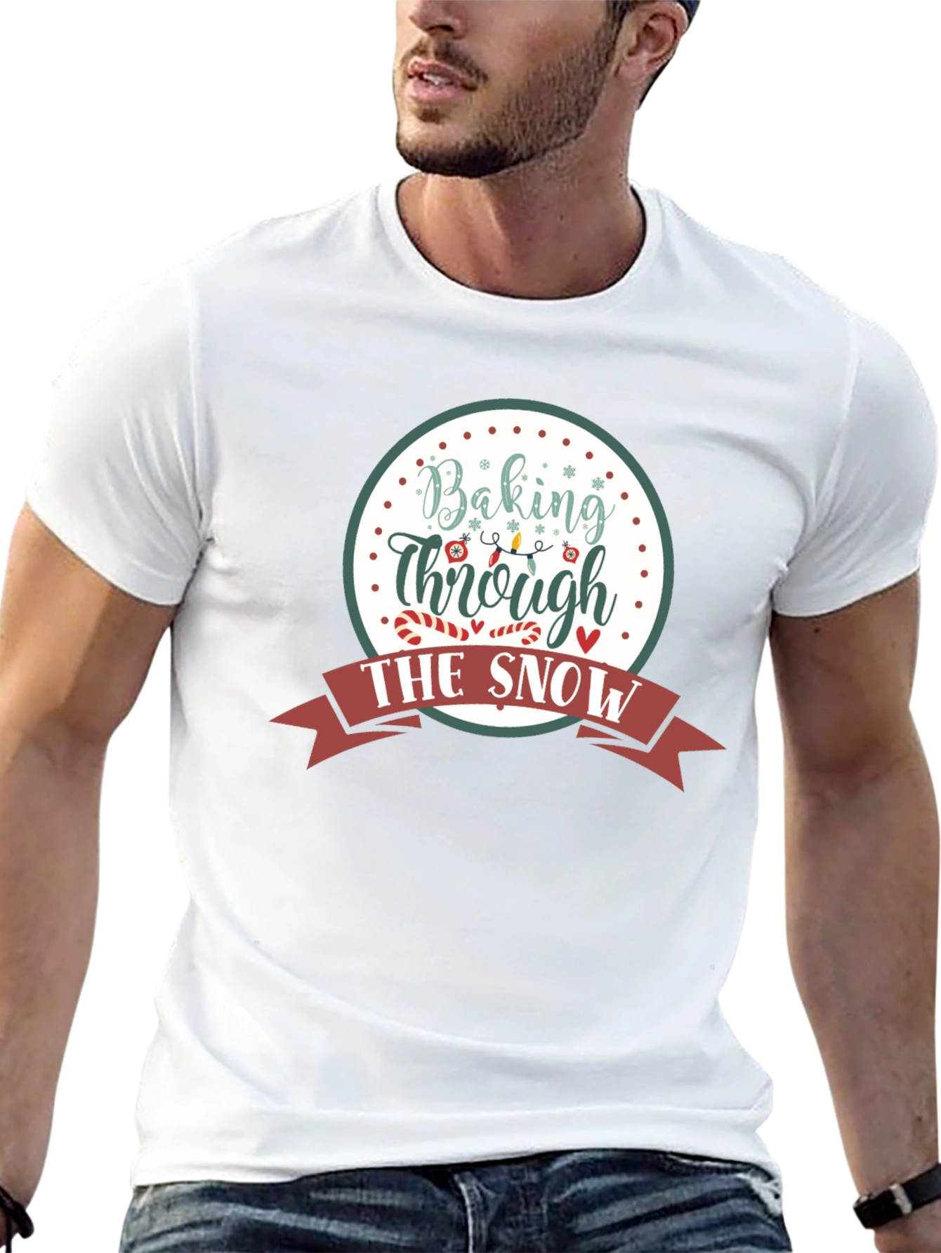 Baking Through the Snow Christmas Holiday T-Shirt