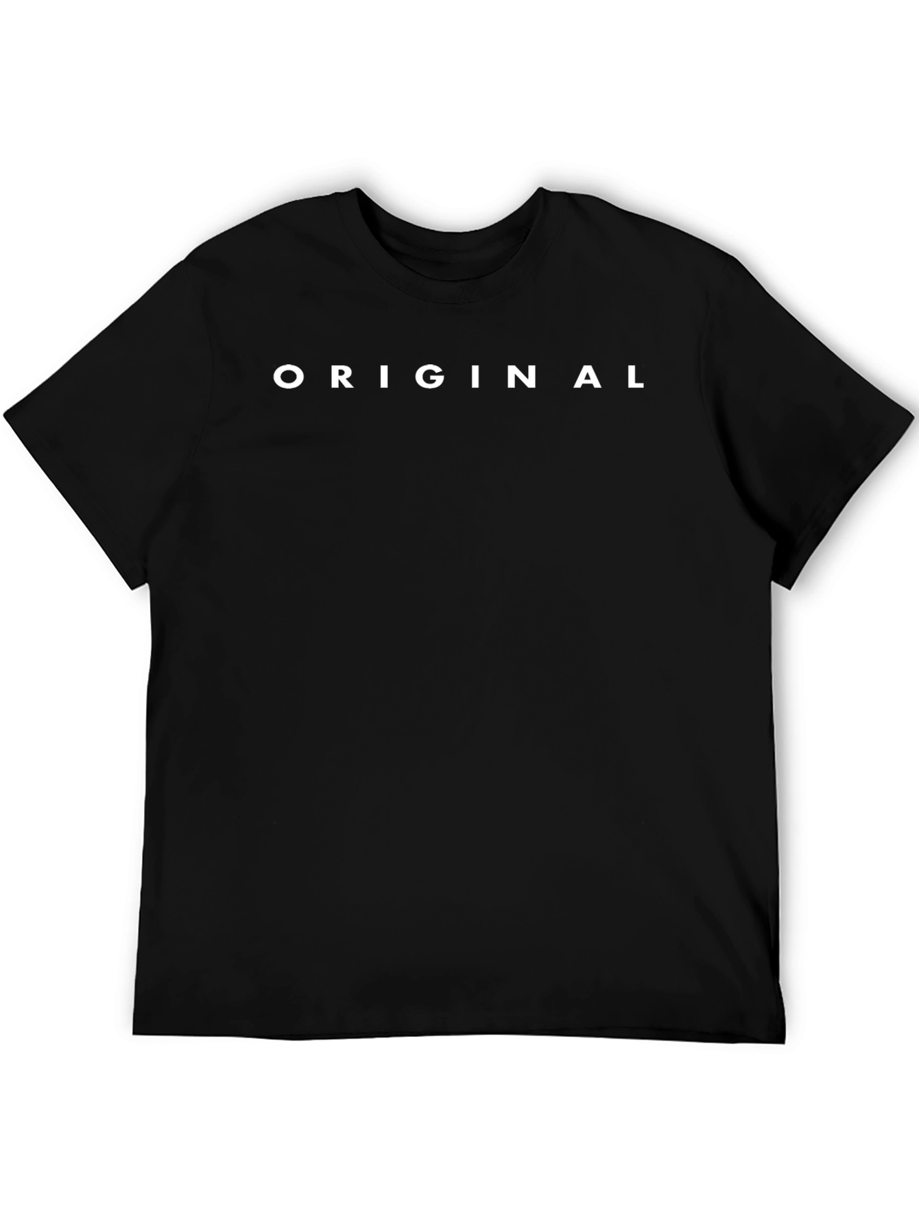 Original Black Graphic Tee - Soft Cotton Blend