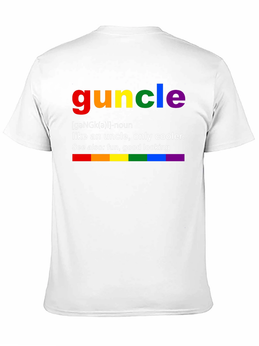 Guncle Rainbow Definition T-Shirt