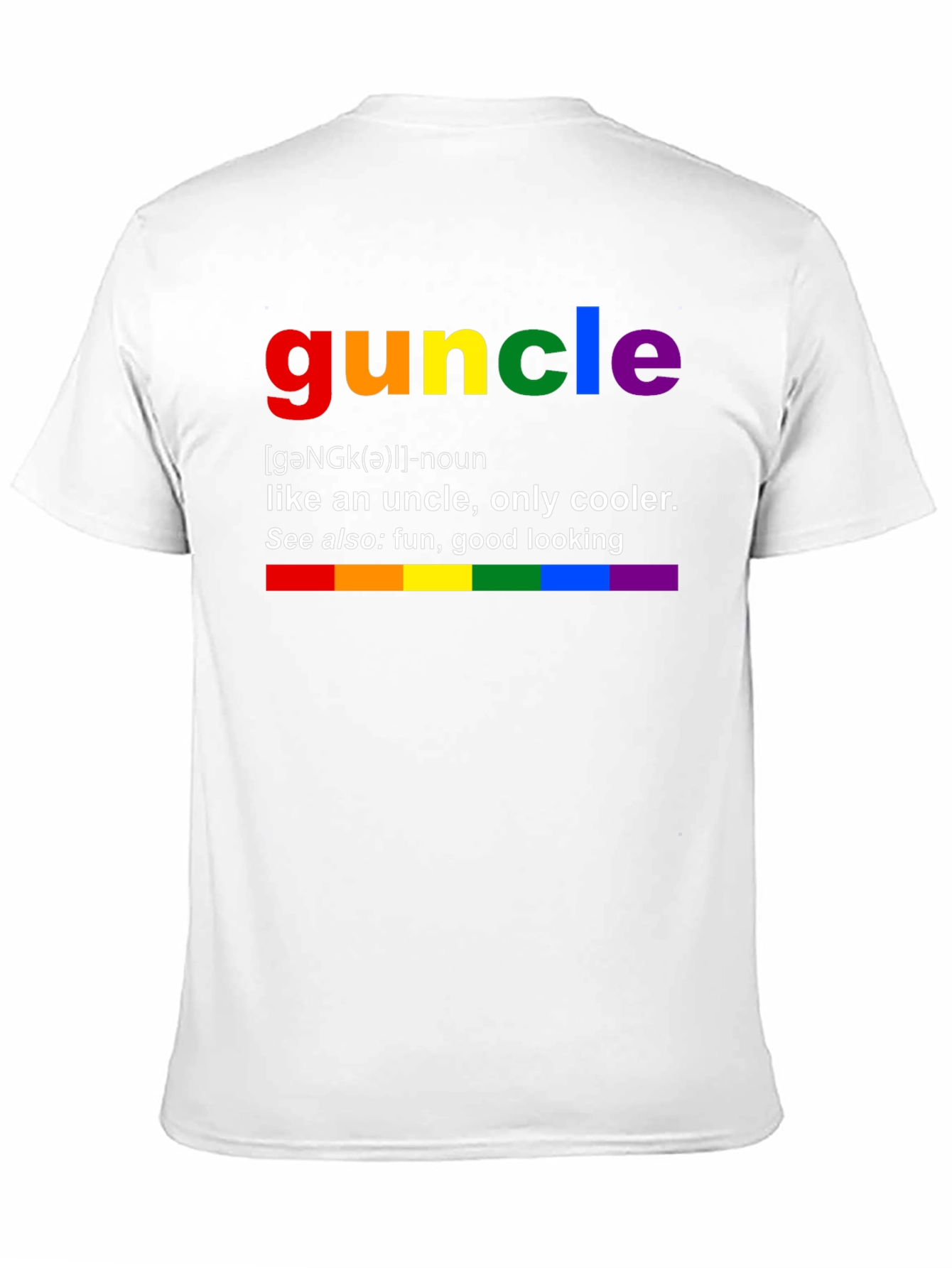 Guncle Rainbow Definition T-Shirt