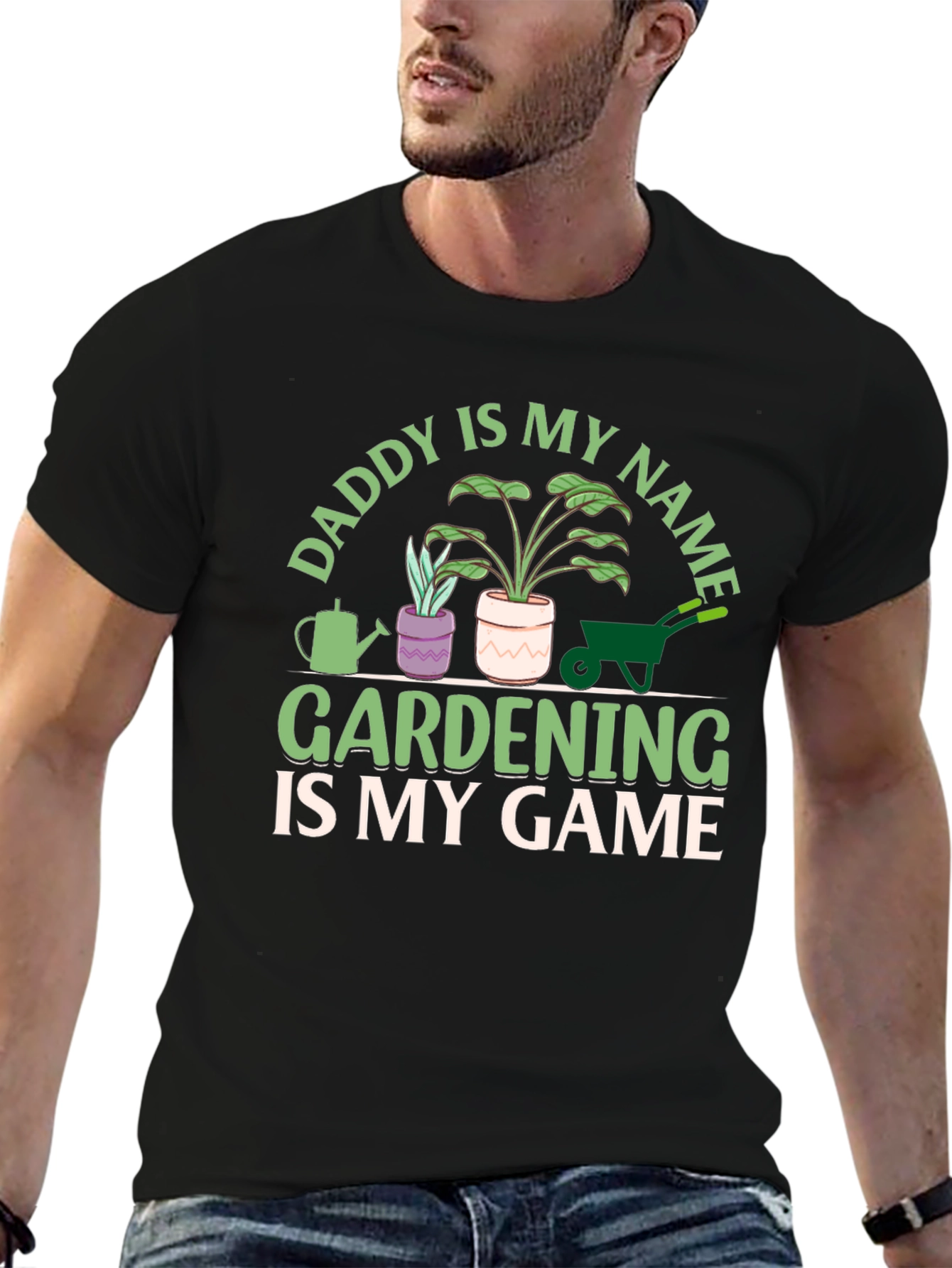 Daddy is My Name Gardening T-Shirt