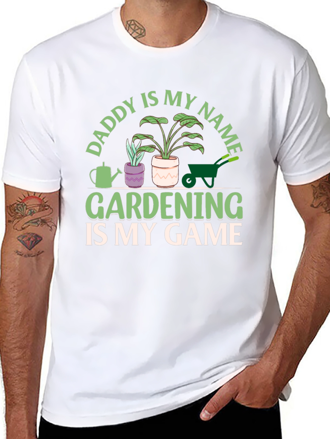 Daddy is My Name Gardening T-Shirt