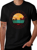Barcelona España Graphic T-Shirt - Retro Beach Design