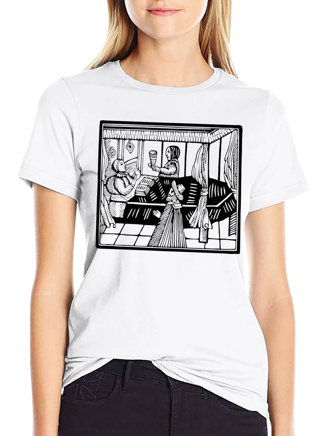Renaissance Art T-Shirt - Classic Black Tee