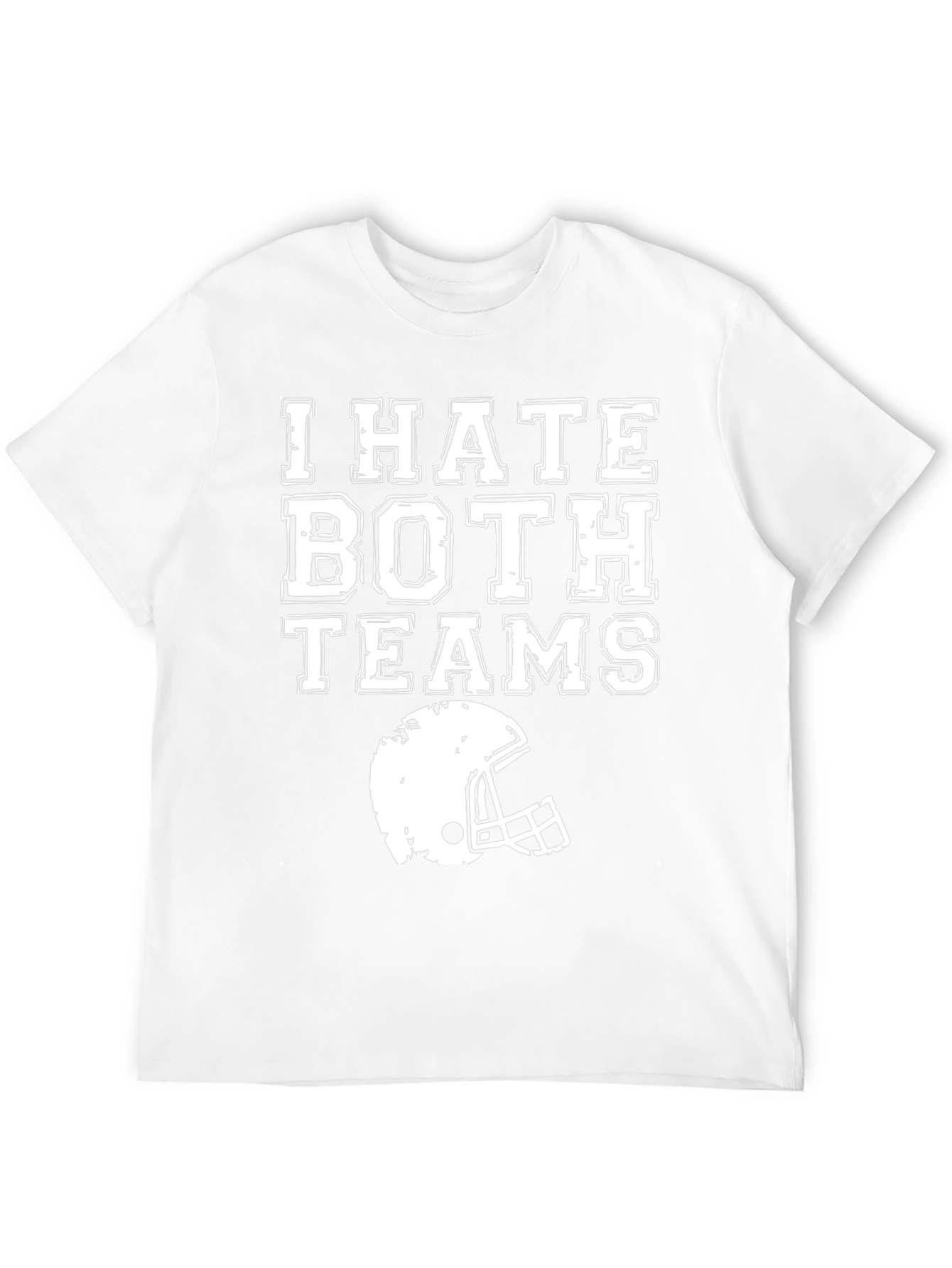 I Hate Both Teams Football T-Shirt