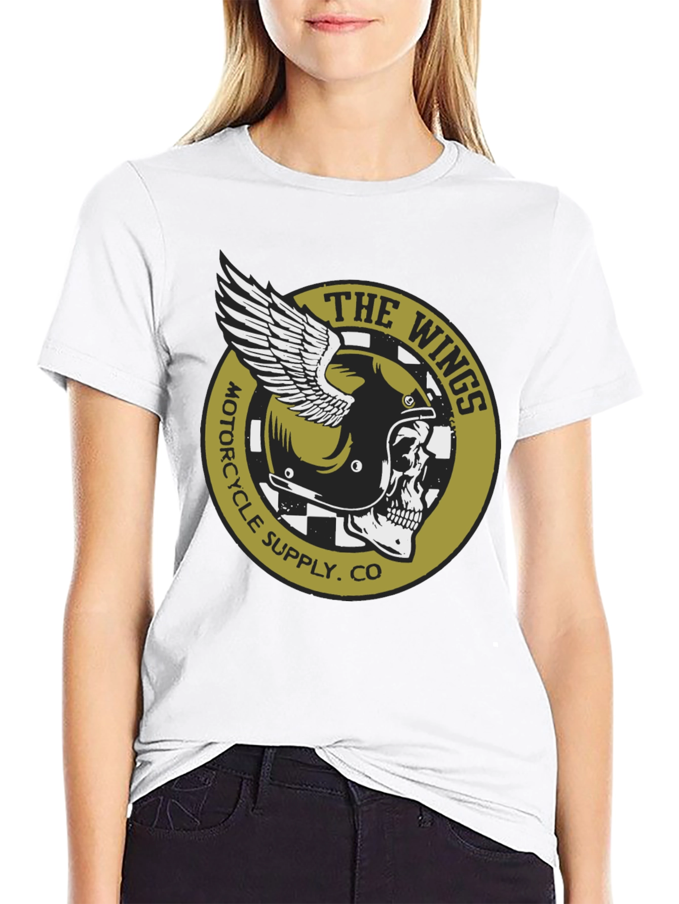 The Wings Motorcycle Supply Co. T-Shirt