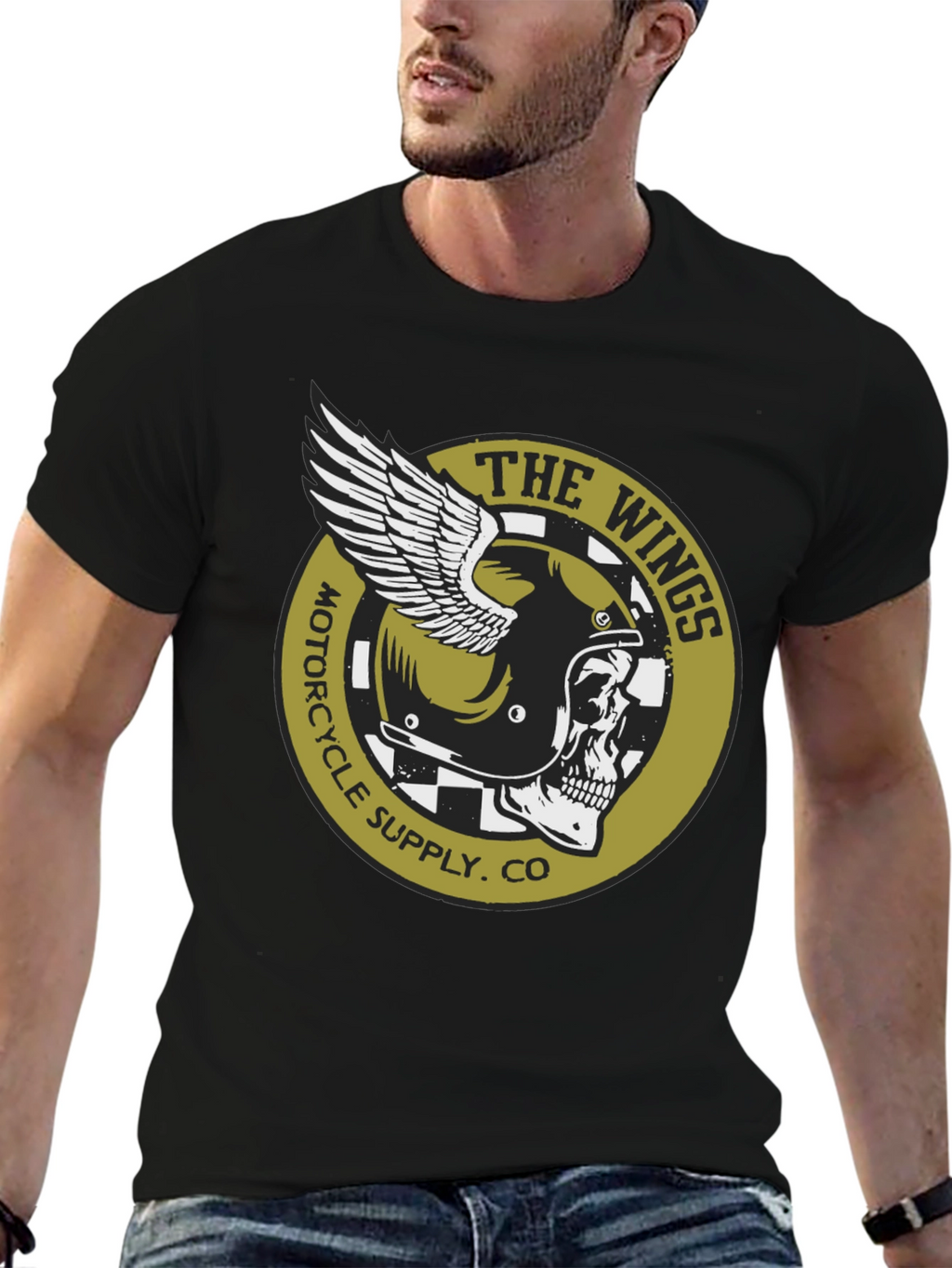The Wings Motorcycle Supply Co. T-Shirt