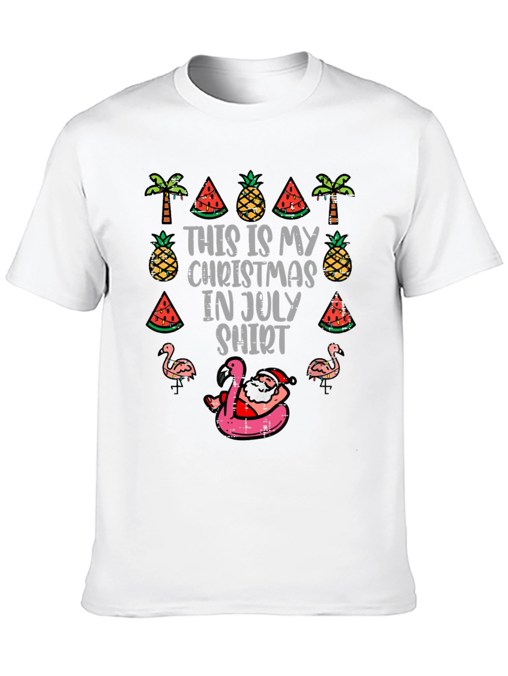 Christmas in July T-Shirt: Santa Summer Fun