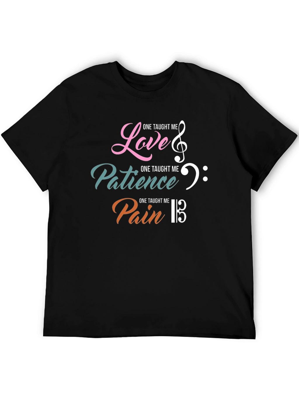 Music Lover T-Shirt: Love Patience and Pain Graphic Tee