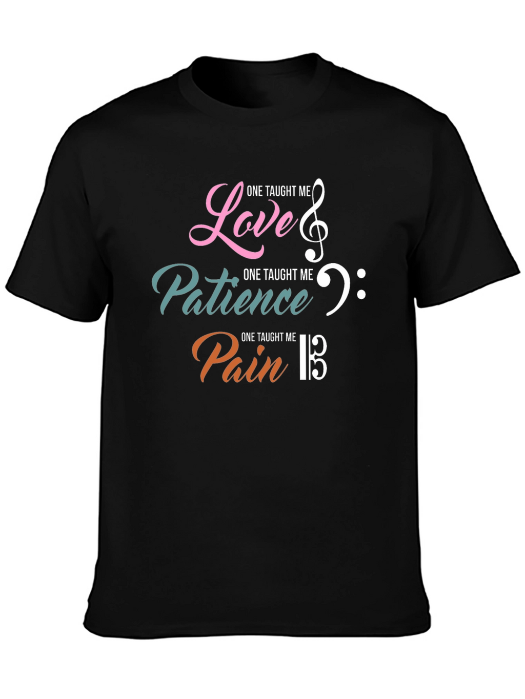 Music Lover T-Shirt: Love Patience and Pain Graphic Tee