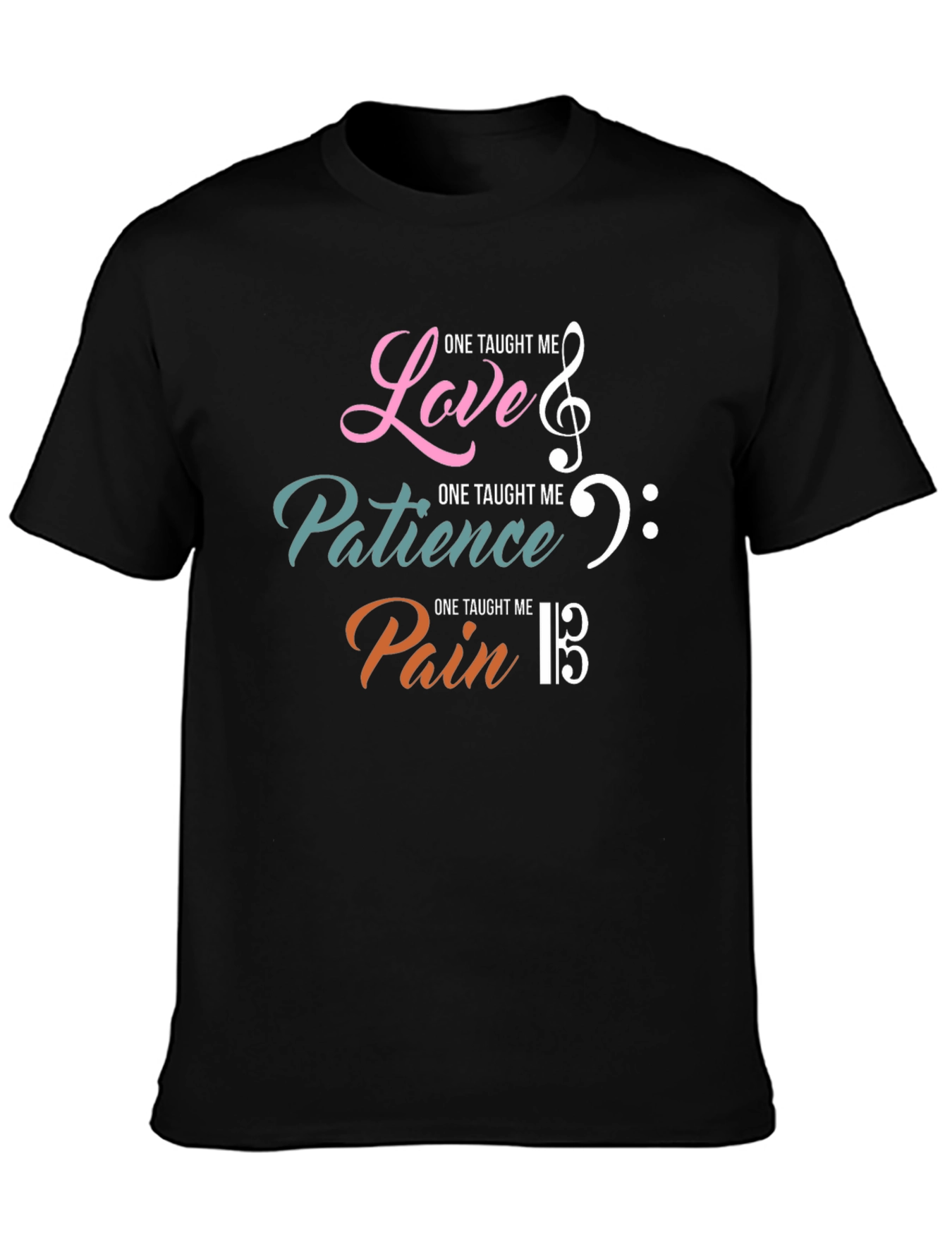 Music Lover T-Shirt: Love Patience and Pain Graphic Tee