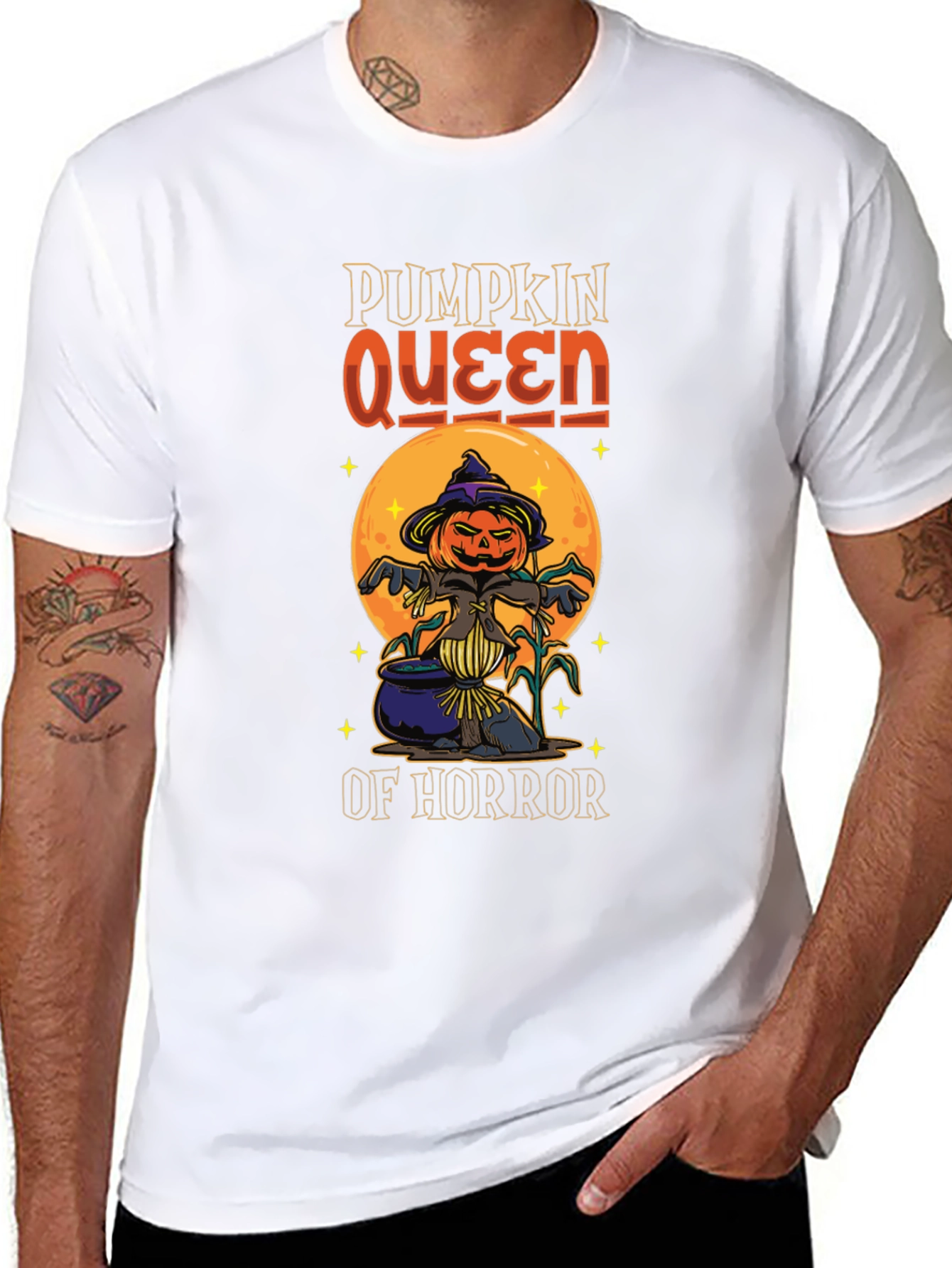 Pumpkin Queen of Horror T-Shirt Halloween