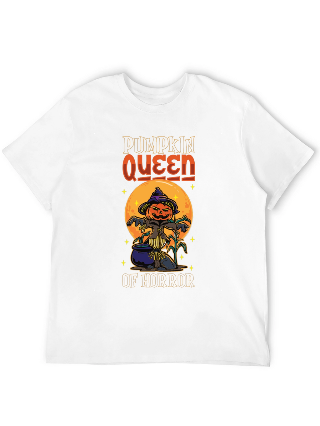 Pumpkin Queen of Horror T-Shirt Halloween
