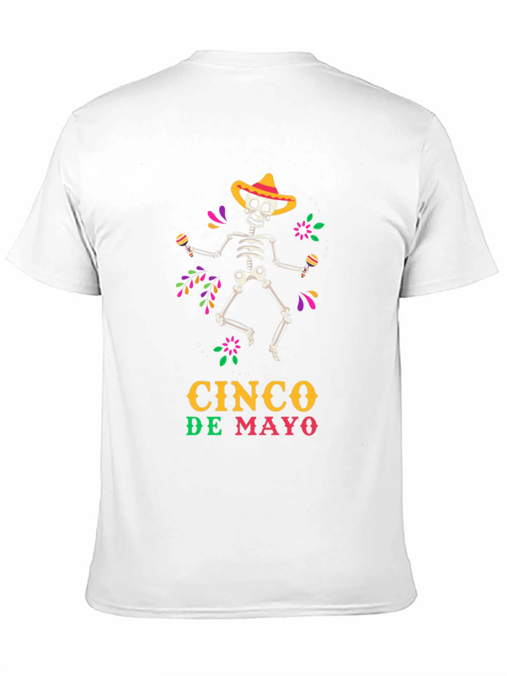 Cinco De Mayo Skeleton Graphic Tee