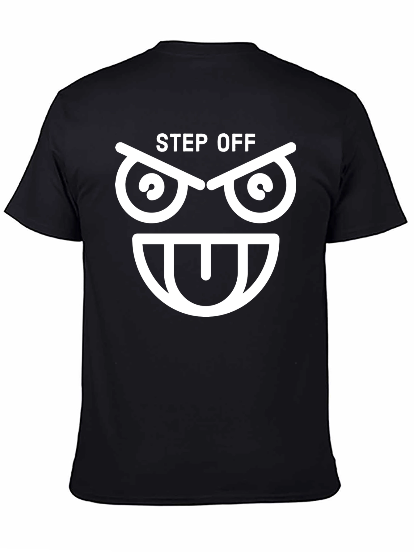 Step Off Graphic Tee - Funny Emoji Shirt