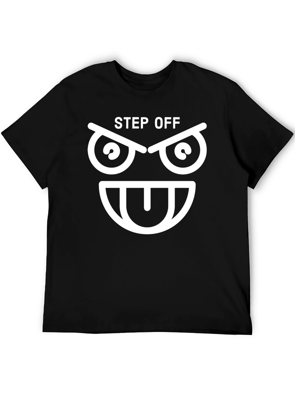 Step Off Graphic Tee - Funny Emoji Shirt