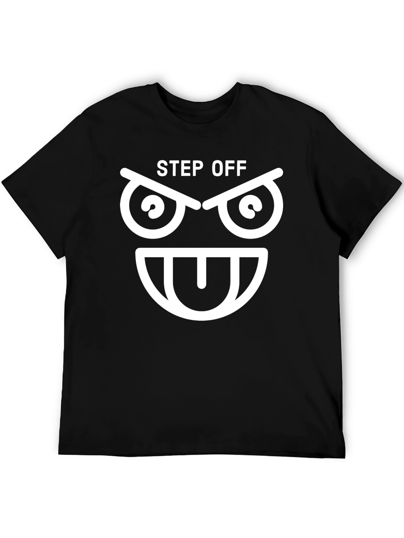 Step Off Graphic Tee - Funny Emoji Shirt