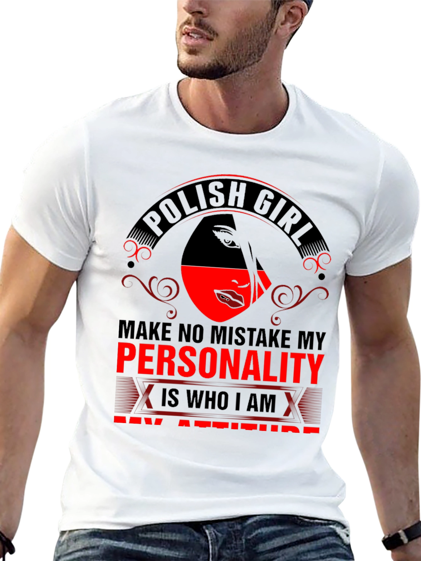 Polish Girl T-Shirt - Personality & Attitude Graphic Tee