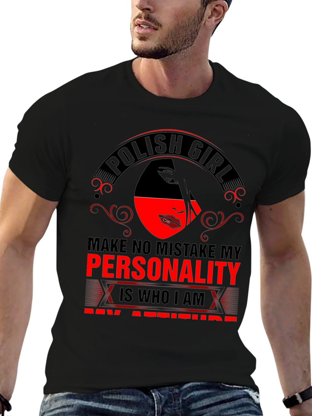 Polish Girl T-Shirt - Personality & Attitude Graphic Tee