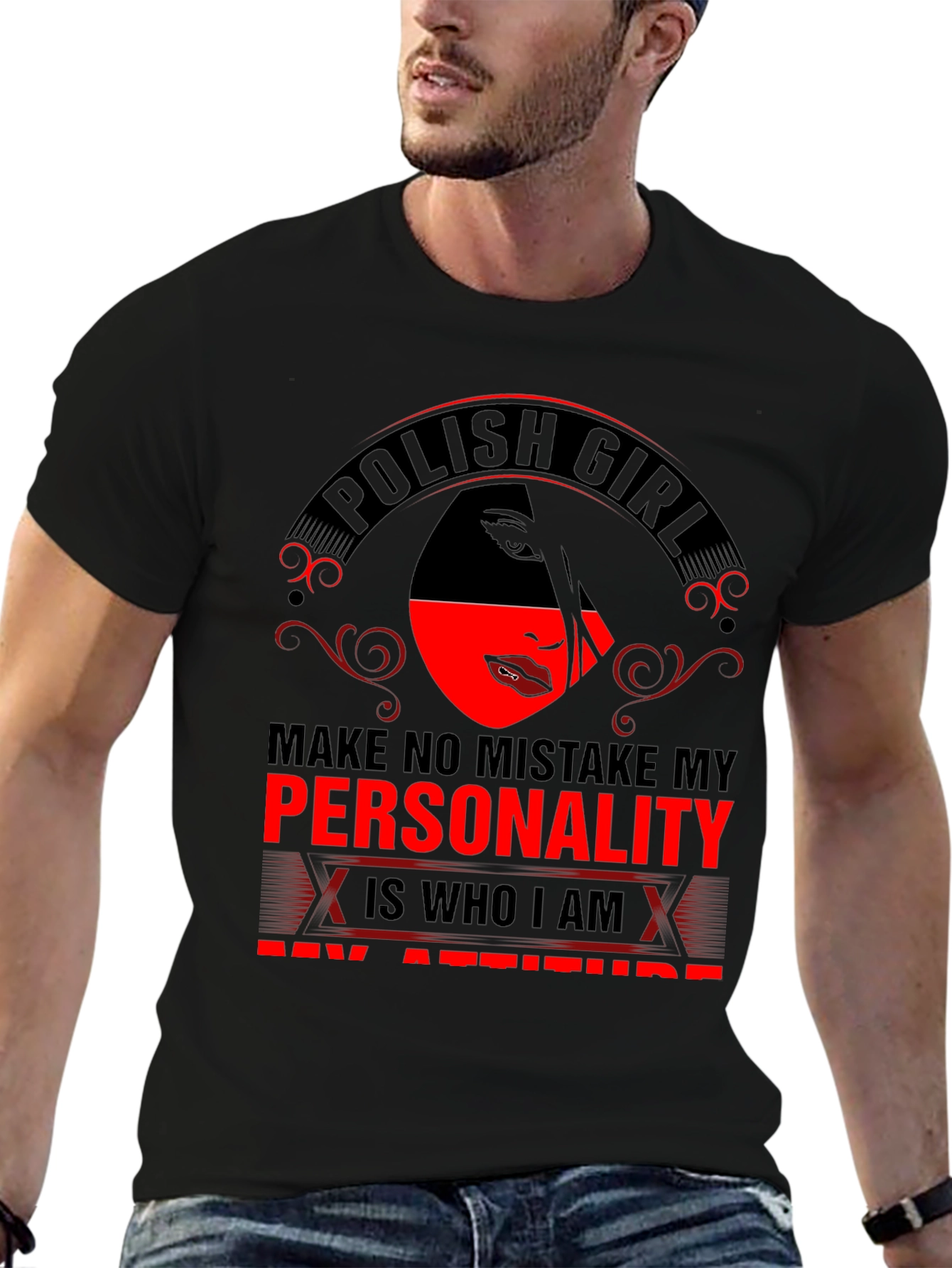 Polish Girl T-Shirt - Personality & Attitude Graphic Tee
