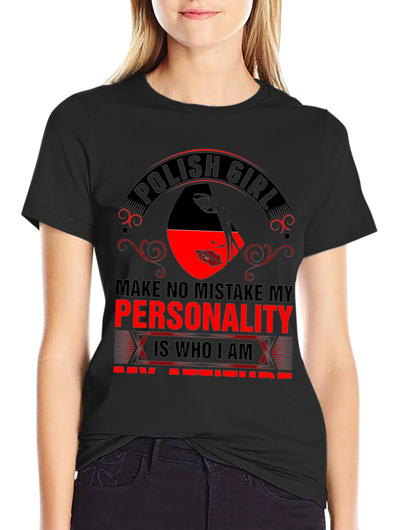 Polish Girl T-Shirt - Personality & Attitude Graphic Tee