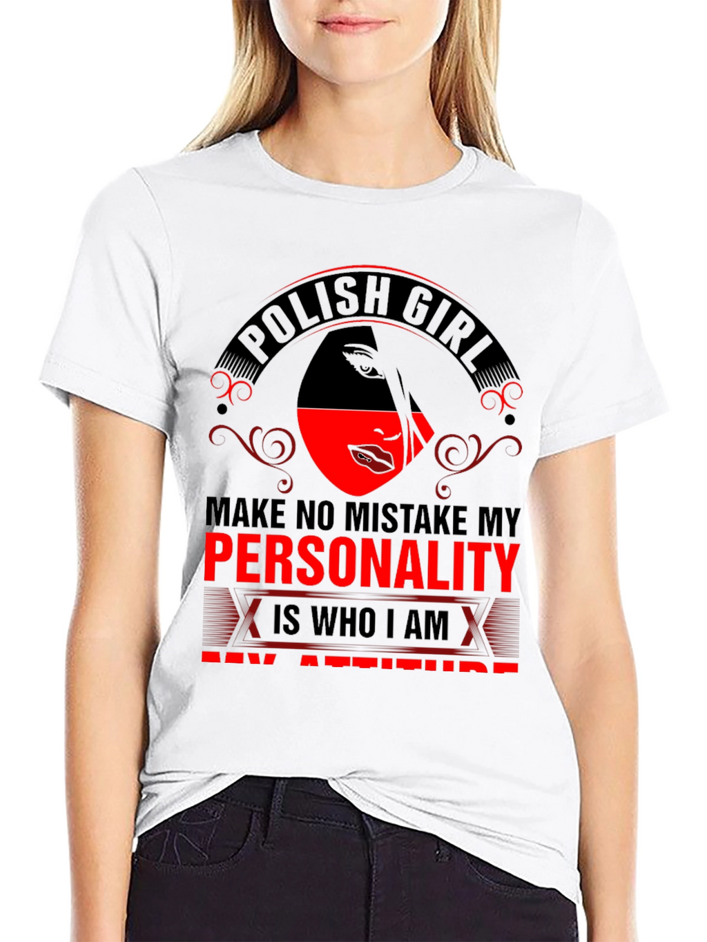 Polish Girl T-Shirt - Personality & Attitude Graphic Tee