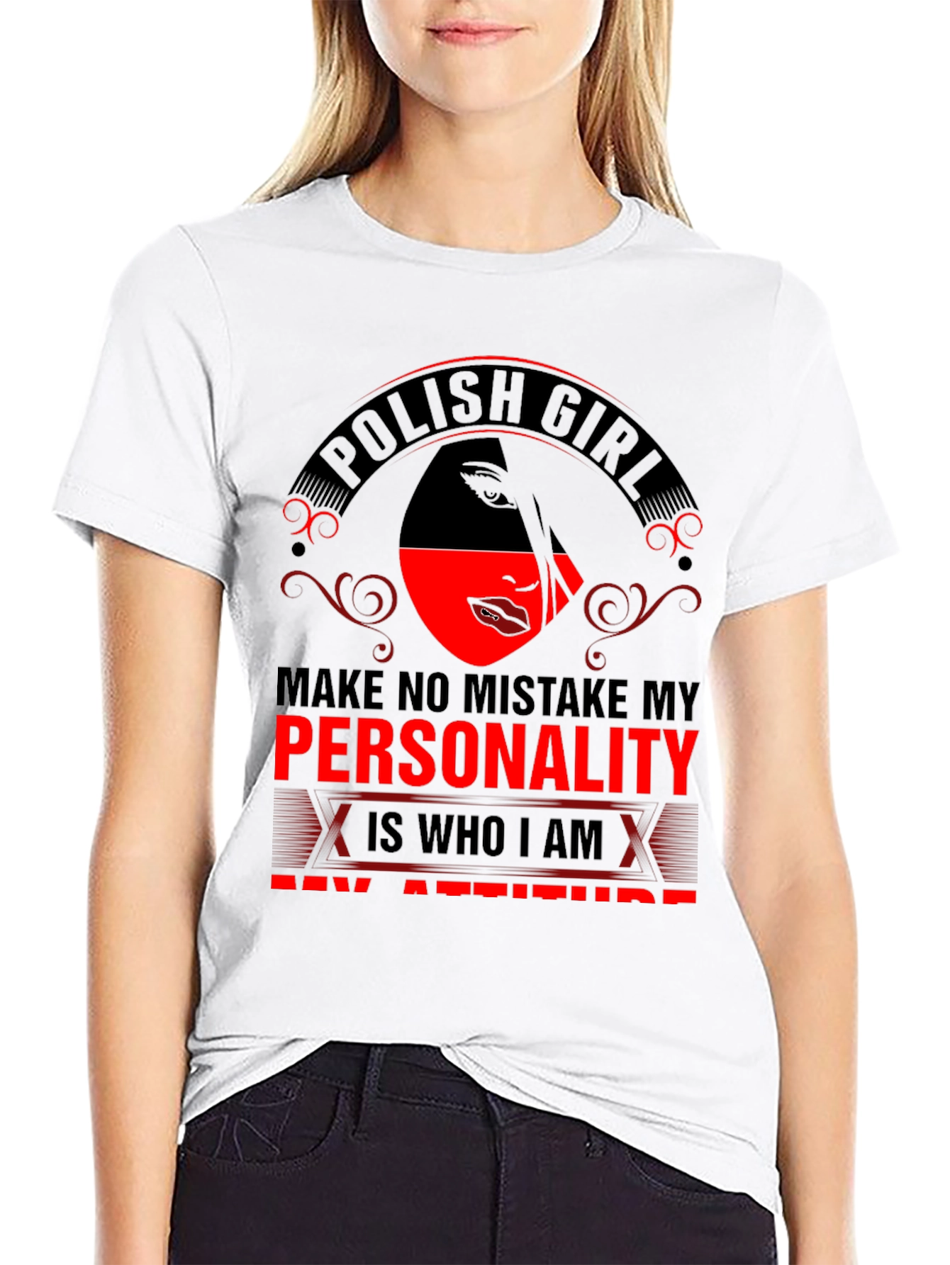 Polish Girl T-Shirt - Personality & Attitude Graphic Tee