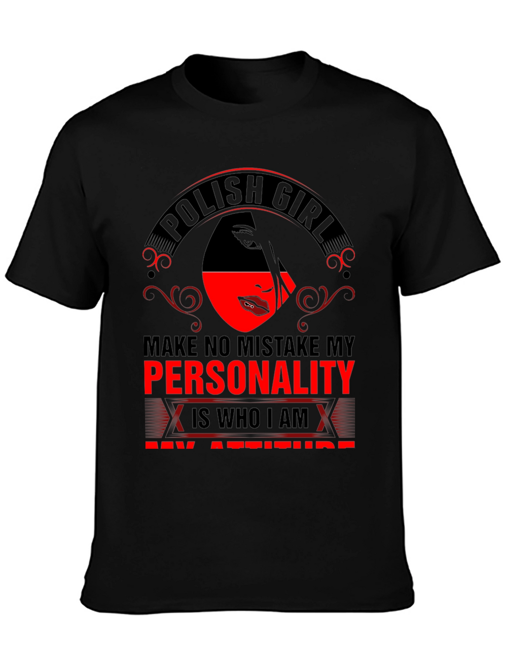 Polish Girl T-Shirt - Personality & Attitude Graphic Tee