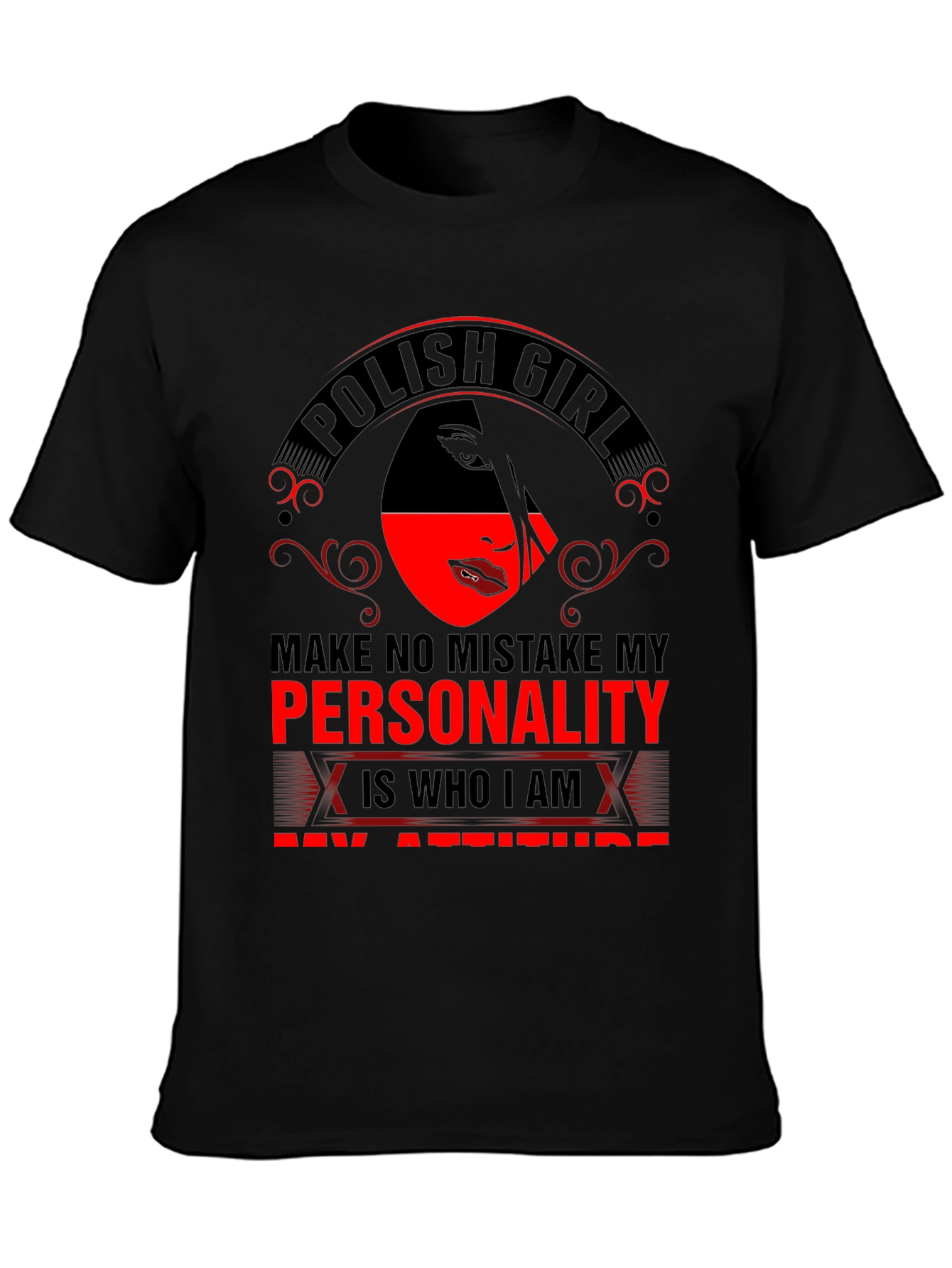 Polish Girl T-Shirt - Personality & Attitude Graphic Tee