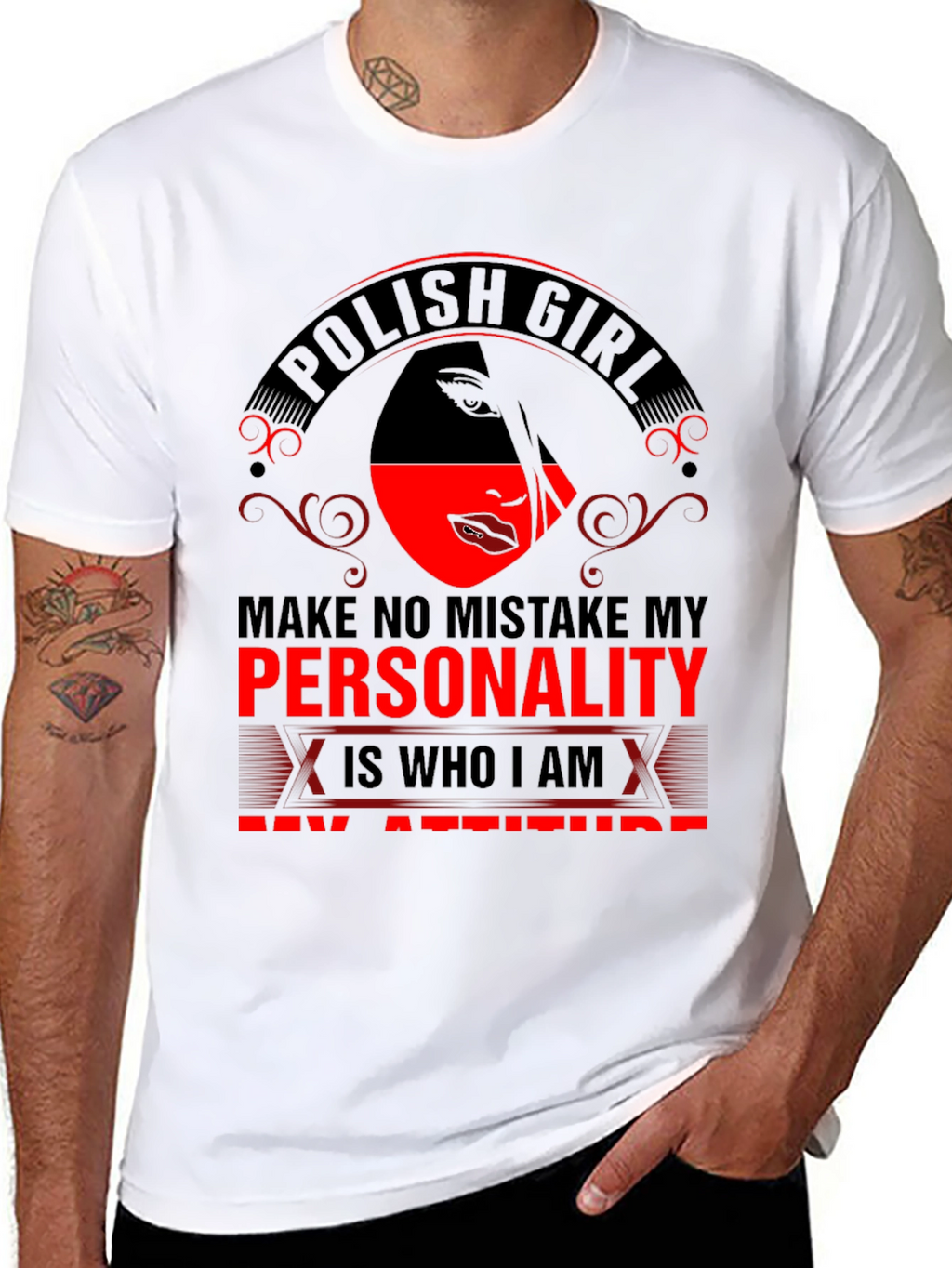 Polish Girl T-Shirt - Personality & Attitude Graphic Tee