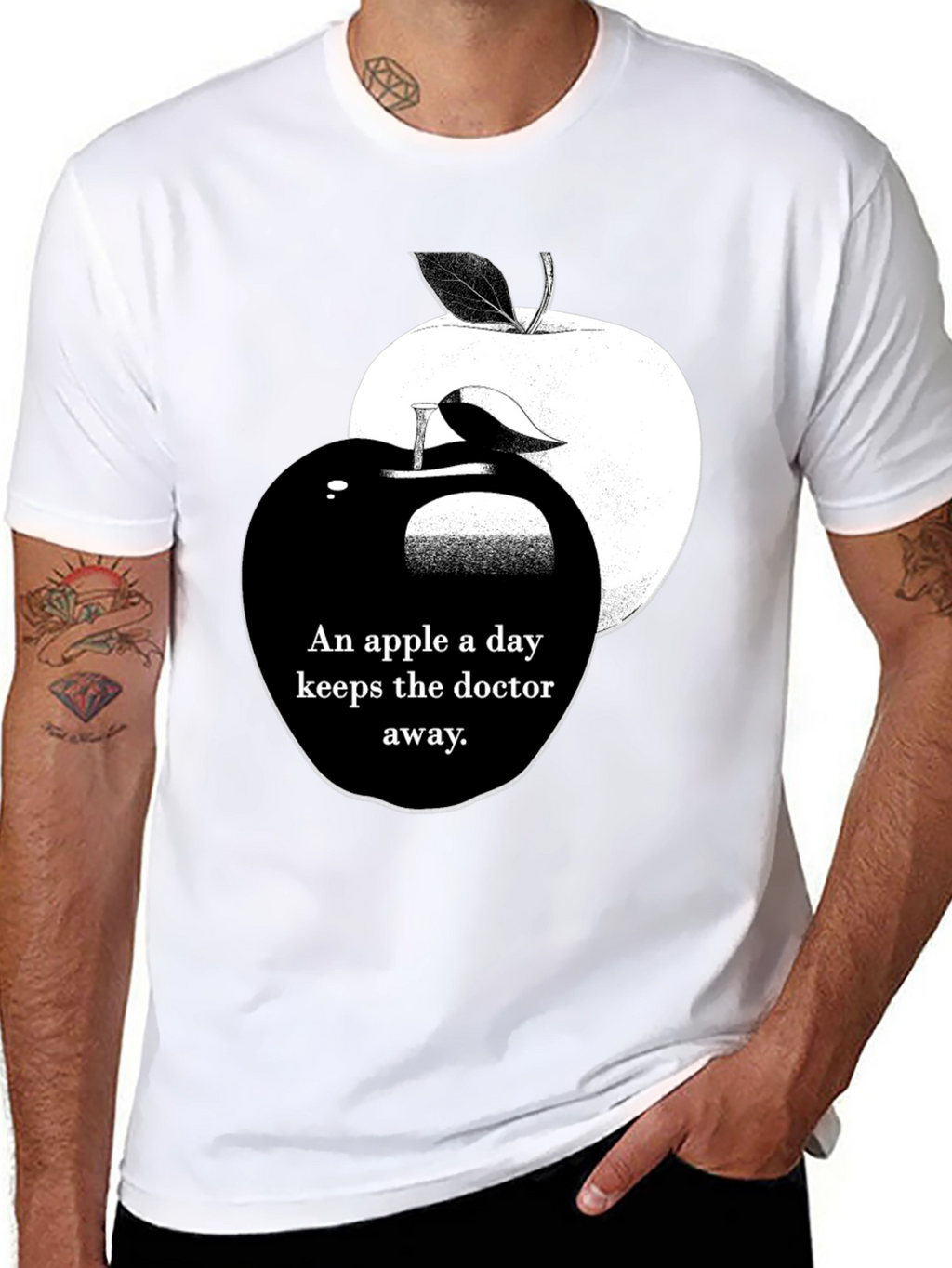 Apple a Day T-Shirt: Doctor Away Graphic Tee