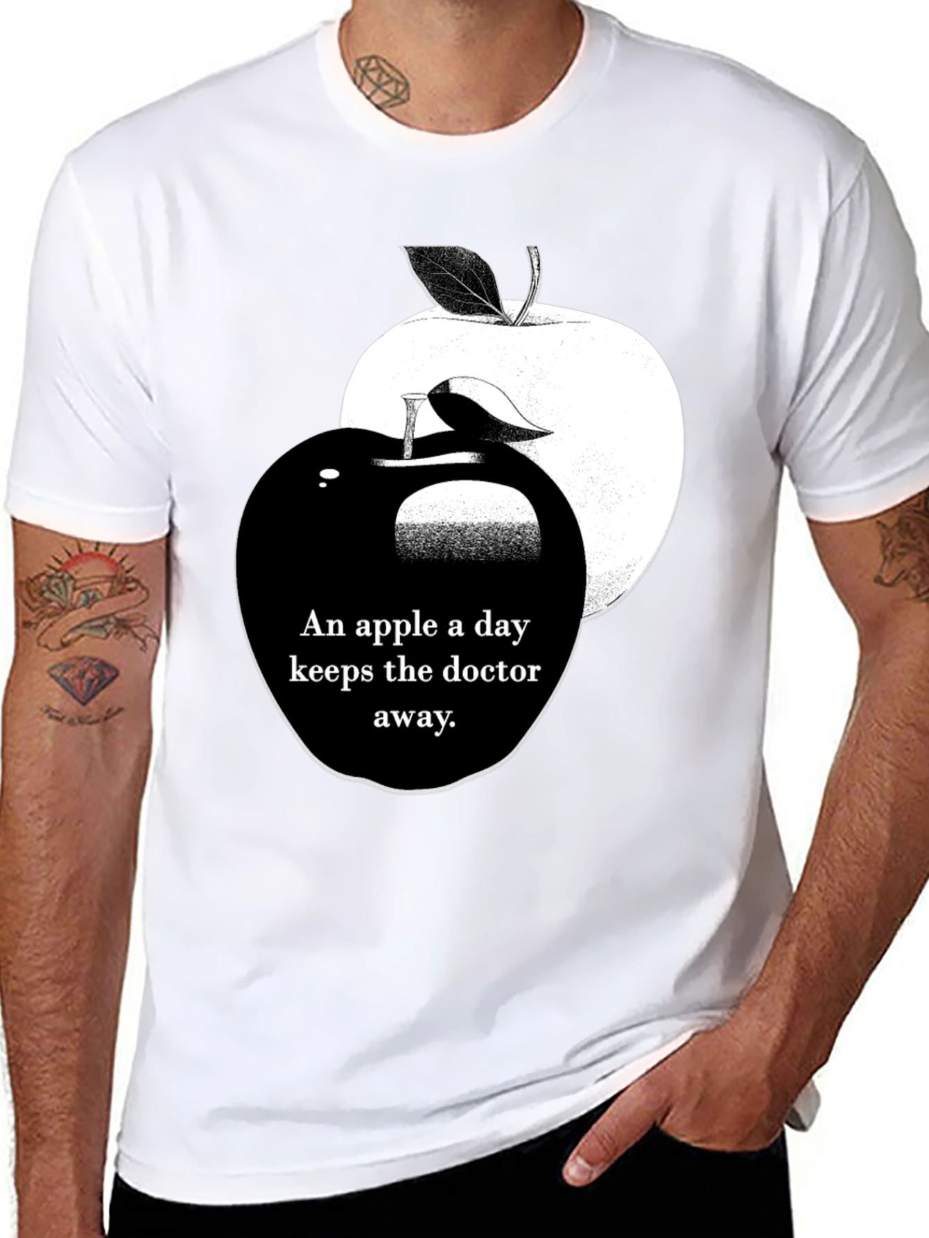 Apple a Day T-Shirt: Doctor Away Graphic Tee