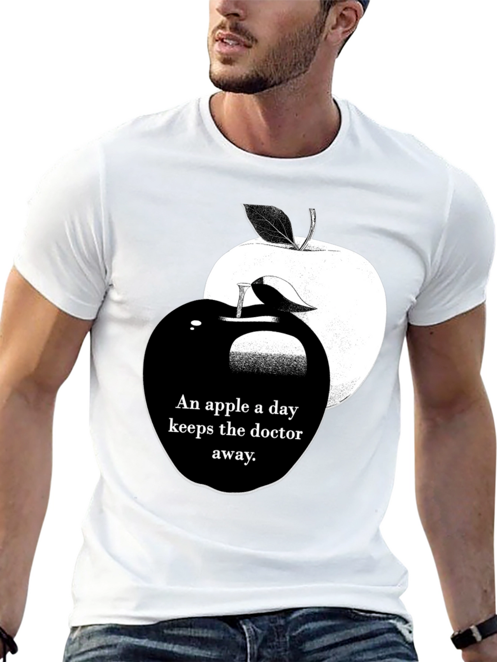 Apple a Day T-Shirt: Doctor Away Graphic Tee