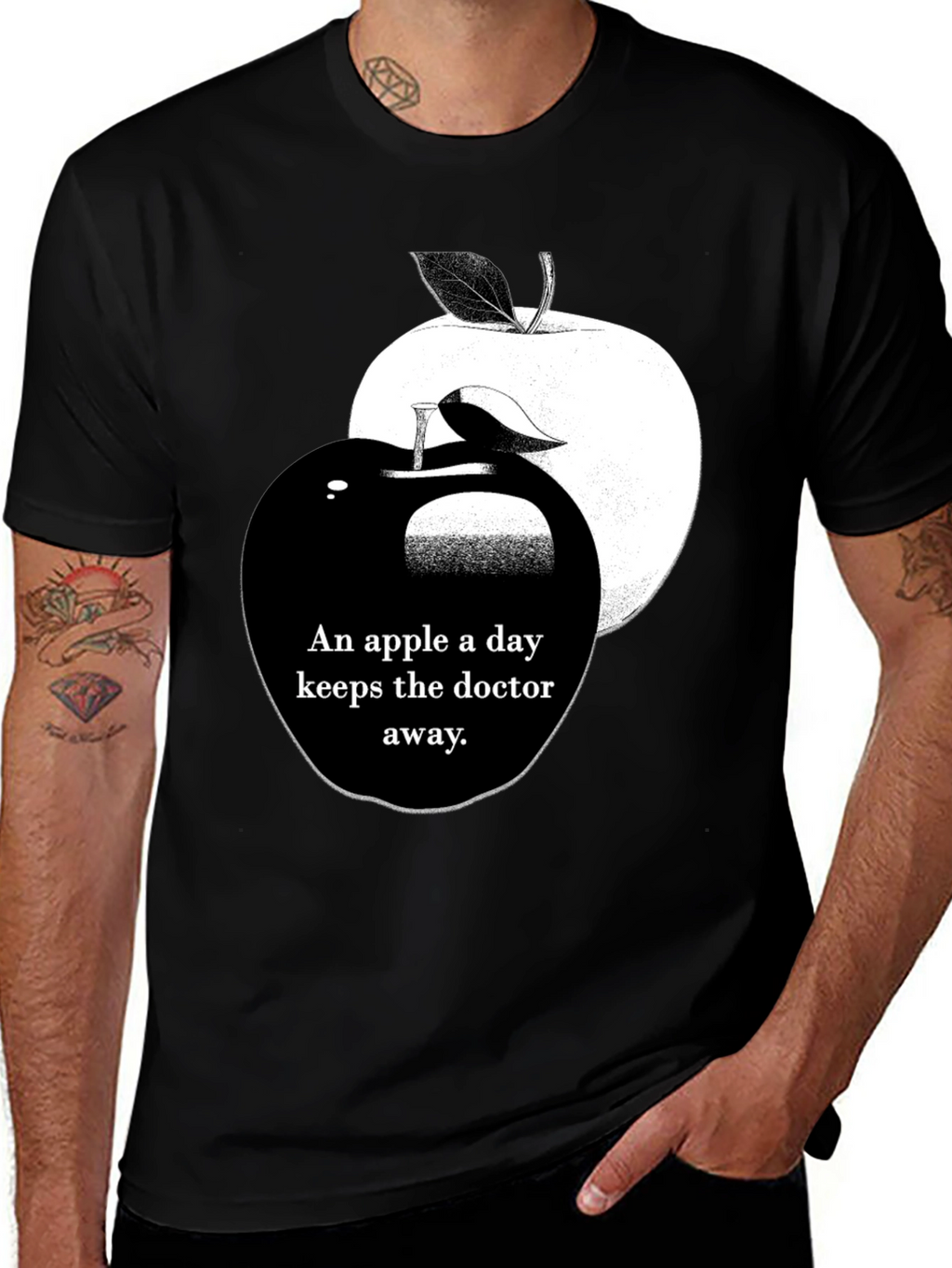Apple a Day T-Shirt: Doctor Away Graphic Tee