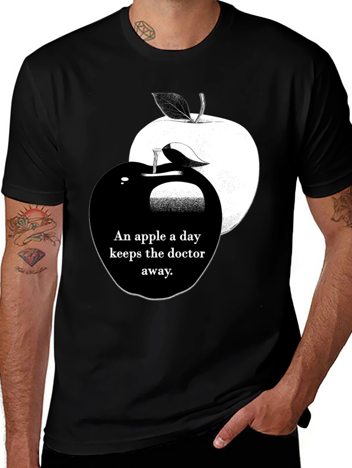Apple a Day T-Shirt: Doctor Away Graphic Tee