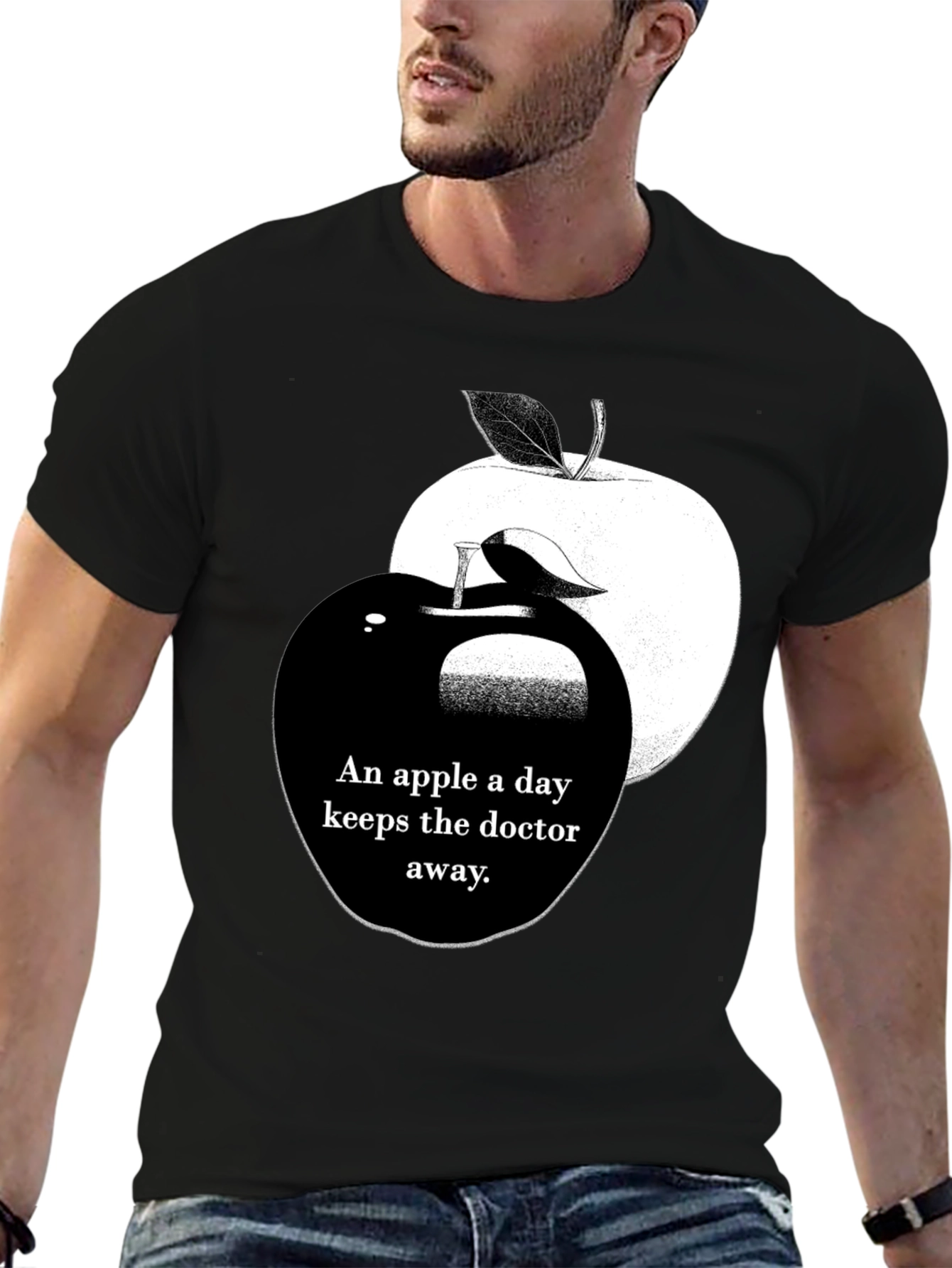 Apple a Day T-Shirt: Doctor Away Graphic Tee