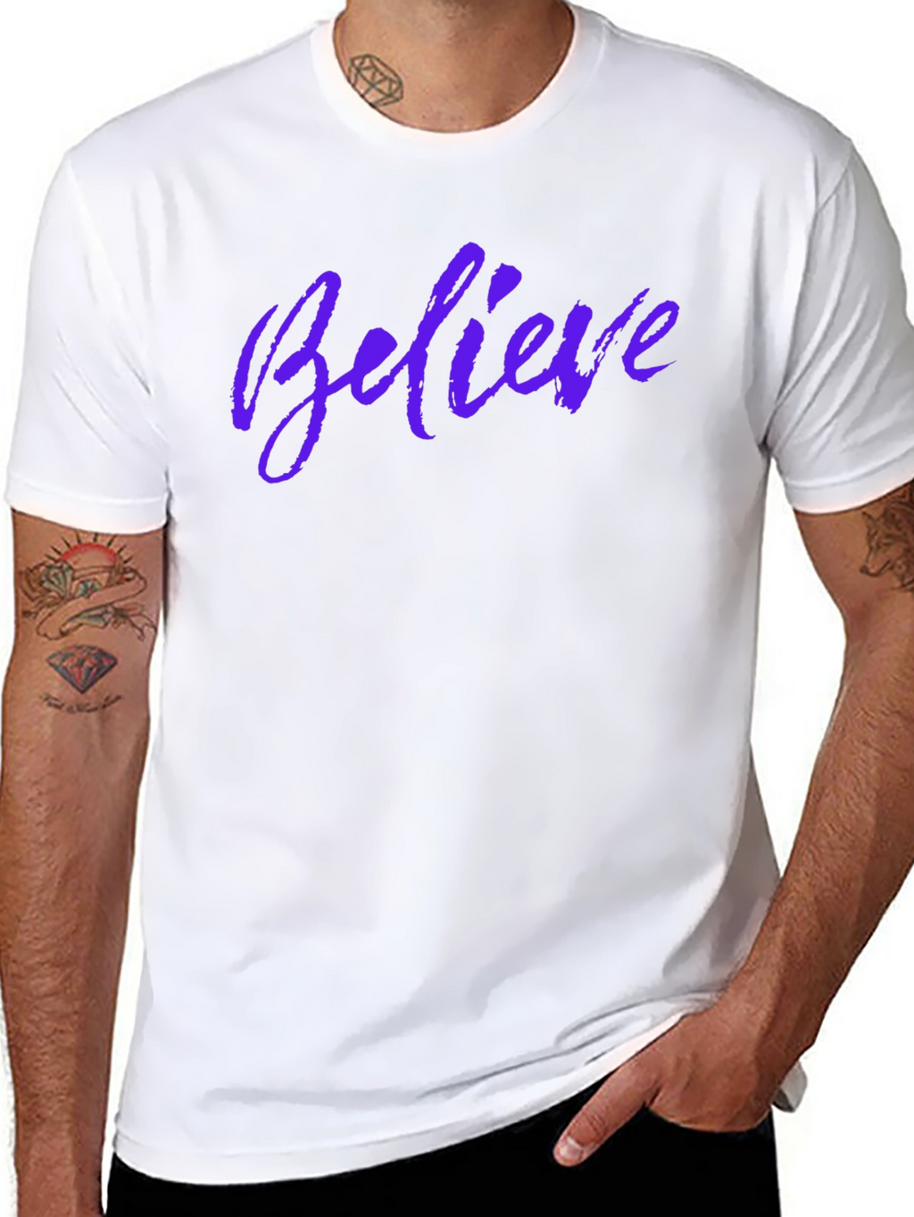 Believe Graphic T-Shirt - Stylish Comfort