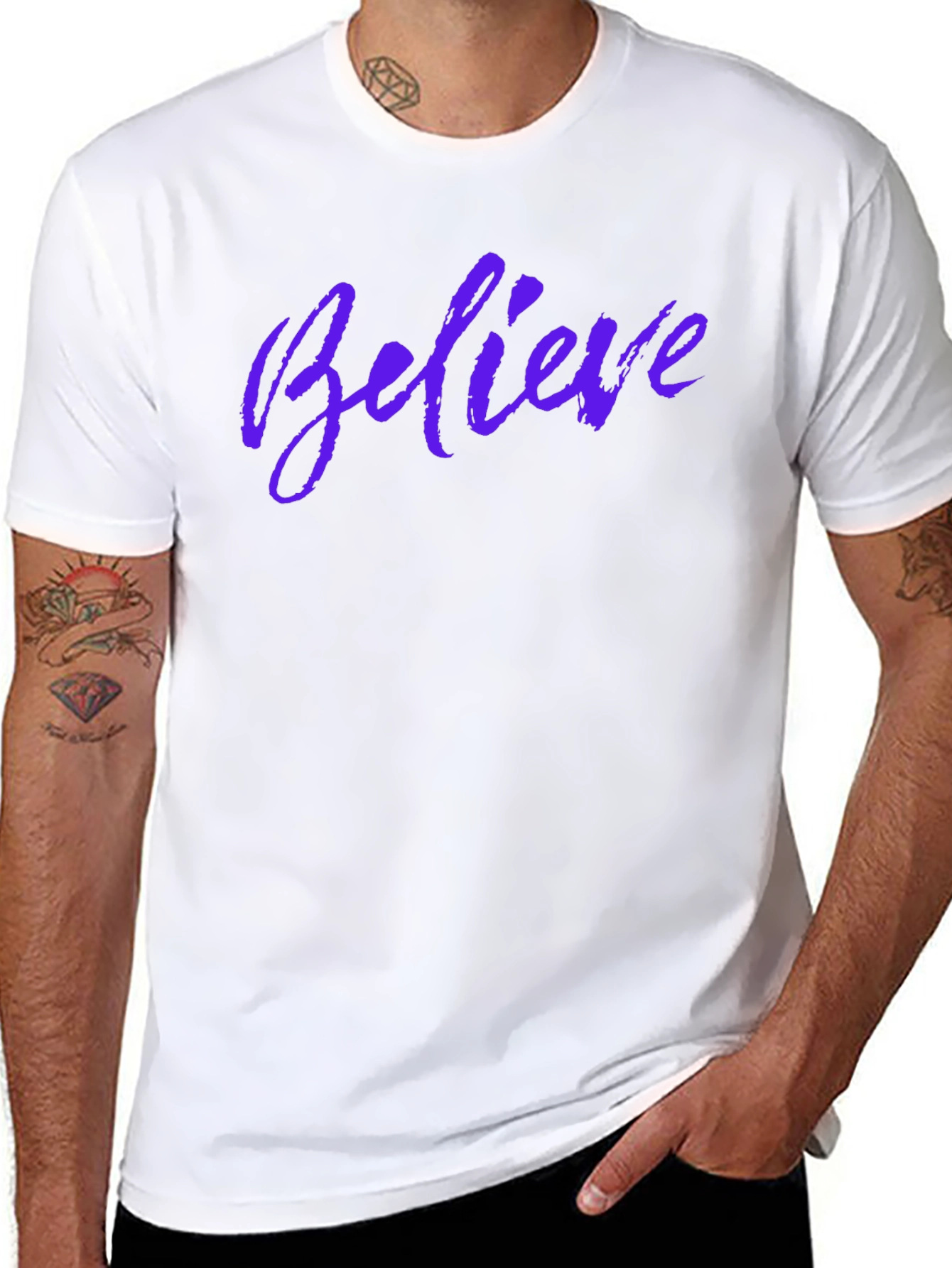Believe Graphic T-Shirt - Stylish Comfort