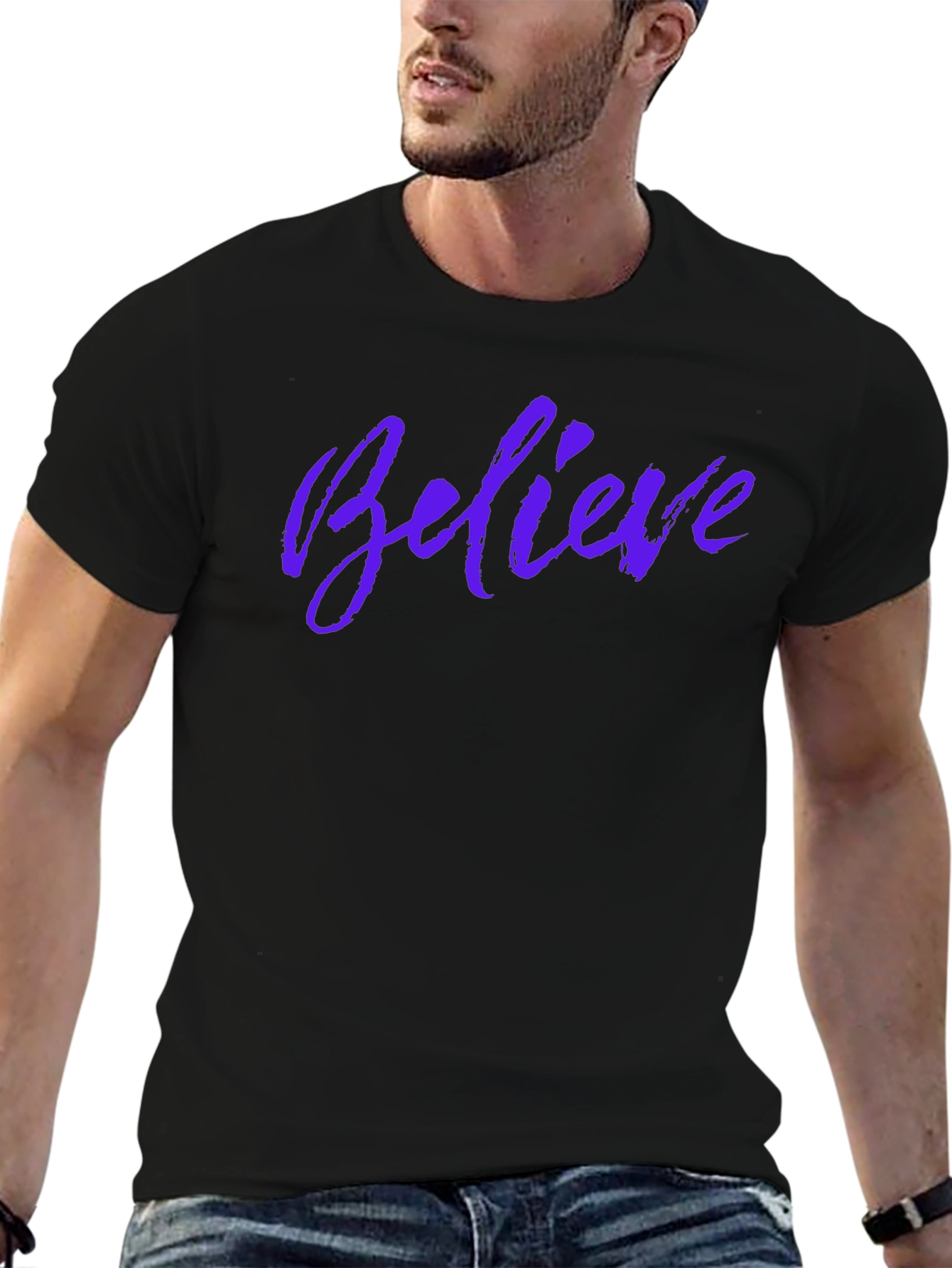 Believe Graphic T-Shirt - Stylish Comfort